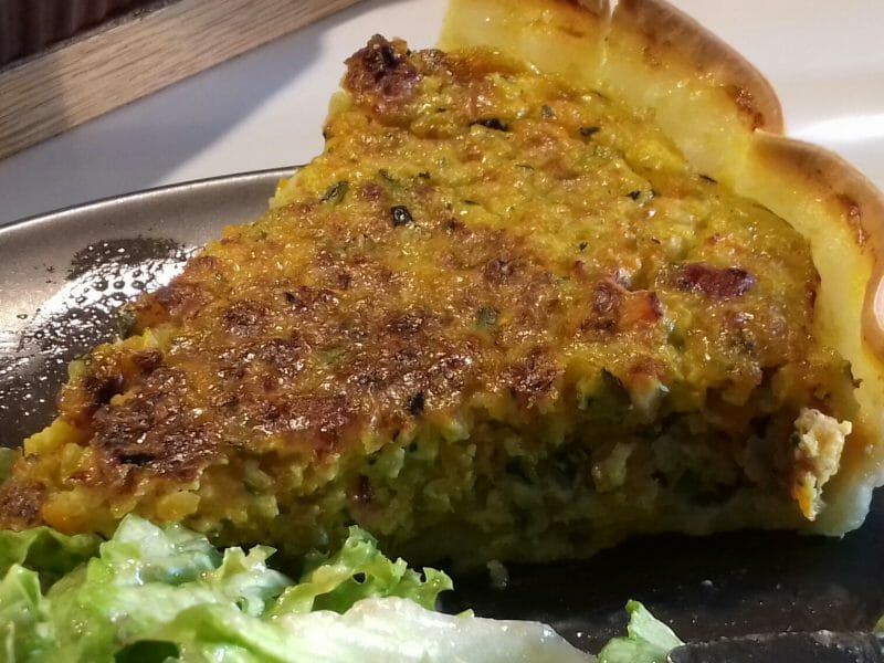 Cliquez pour zoomer ! Tarte courgettes et carottes Thermomix par laurence3847