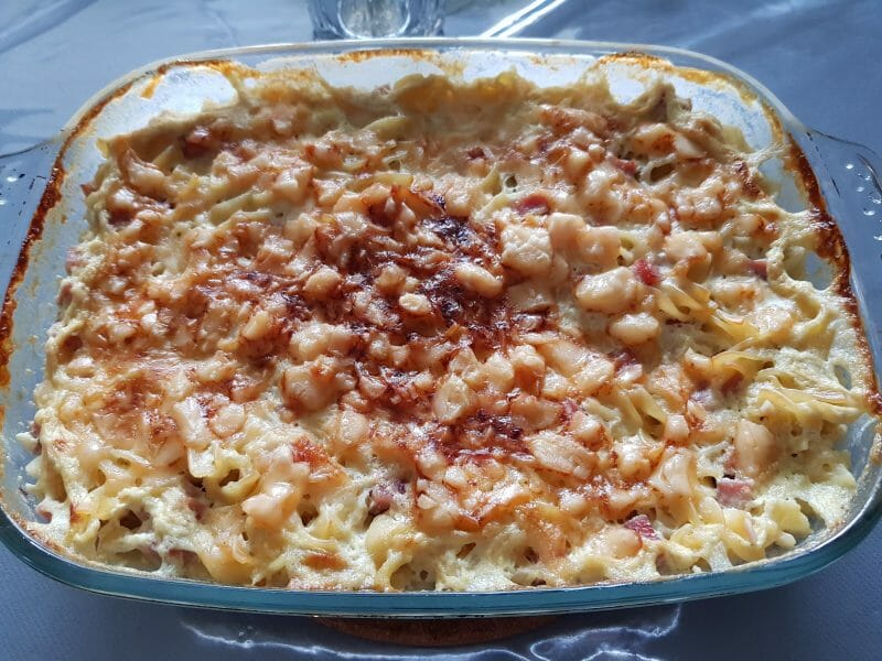 Cliquez pour zoomer ! Gratin de fusilli au jambon Thermomix par metoune