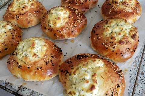 Cliquez pour zoomer ! Poğaça – Petits pains Turcs à la Feta au Thermomix
