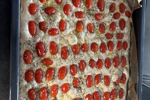 Cliquez pour zoomer ! Focaccia des Pouilles Thermomix par cocolyon