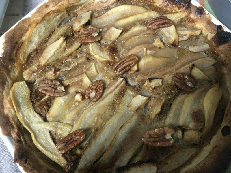 Cliquez pour zoomer ! Tarte rustique poire pécan Thermomix par fjse