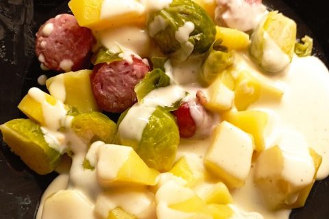 Cliquez pour zoomer ! Potée de choux de Bruxelles Thermomix par monicana