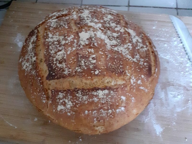 Cliquez pour zoomer ! Pain Cocotte Thermomix par tibernik