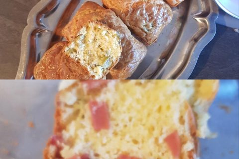 Cliquez pour zoomer ! Cake salé jambon fromage et olives Thermomix par jessiksy