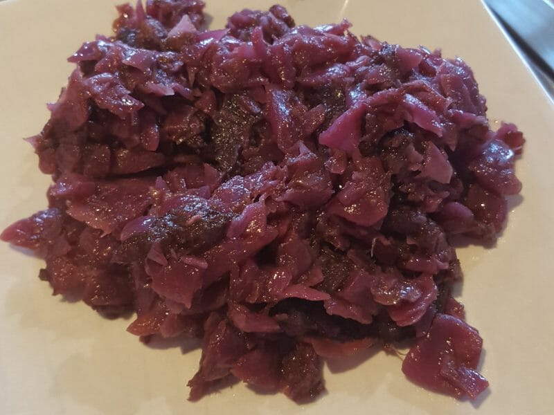 Cliquez pour zoomer ! Chou rouge, lardons et pommes Thermomix par Babeth