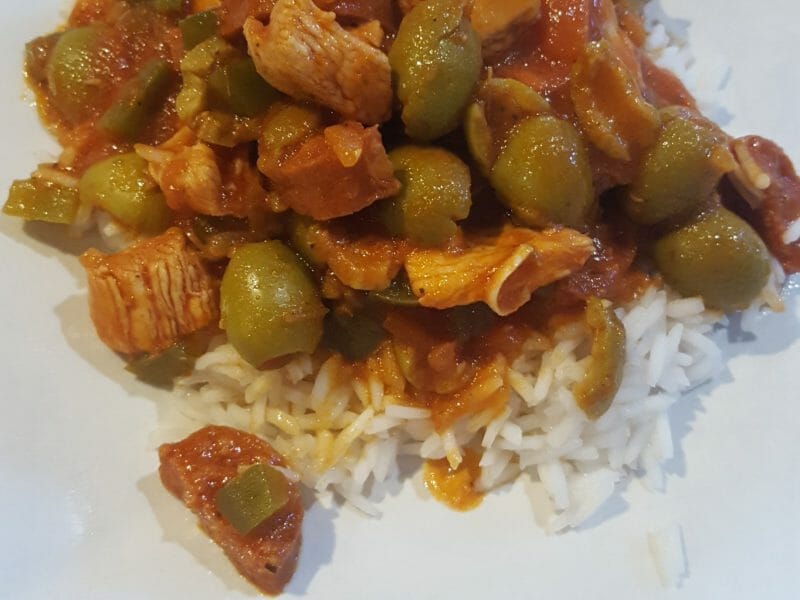 Cliquez pour zoomer ! Sauté de poulet au chorizo Thermomix par Babeth
