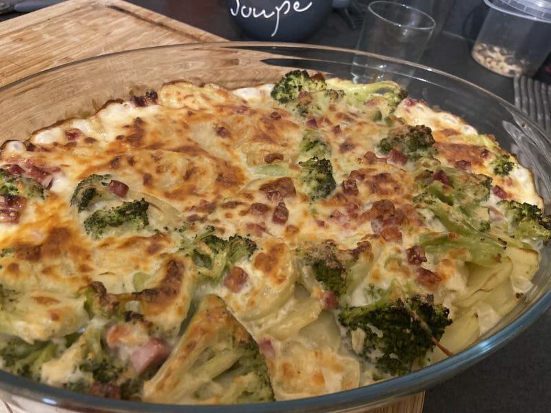 Cliquez pour zoomer ! Gratin de pommes de terre et brocolis Thermomix par allison77