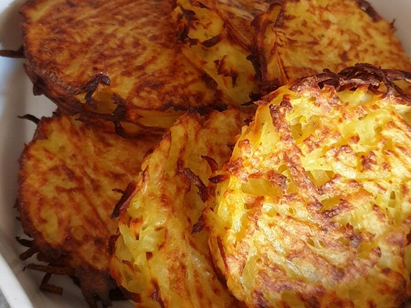 Cliquez pour zoomer ! Galettes de pommes de terre au four Thermomix par cin-dy