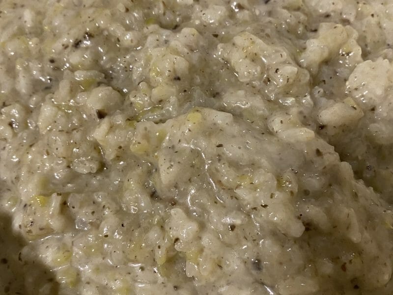 Cliquez pour zoomer ! Risotto champignons et courgettes Thermomix par marion8369