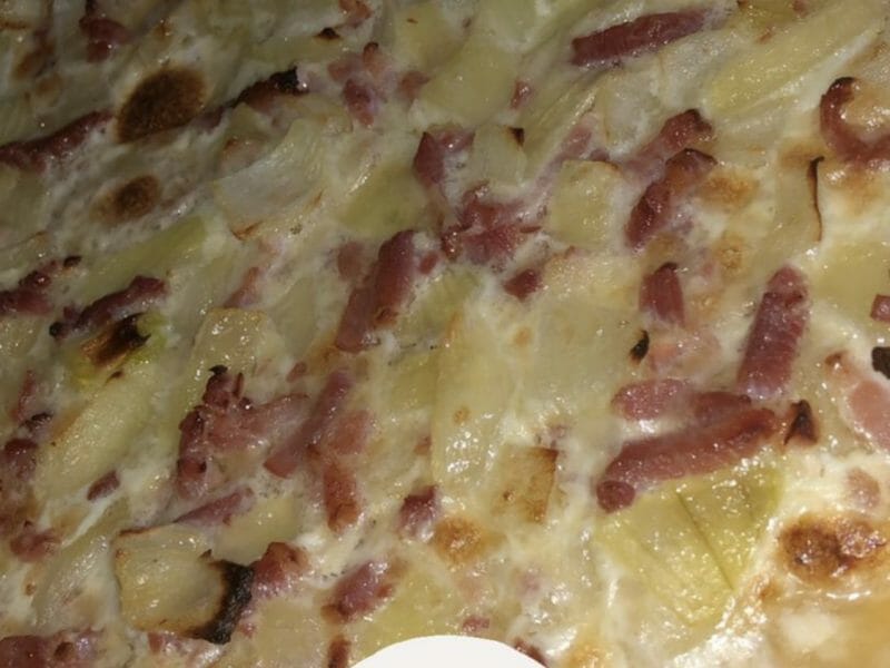 Cliquez pour zoomer ! Flammekueche traditionnelle Thermomix par raphelene