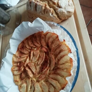 Cliquez pour zoomer ! Tarte aux pommes sans pâte Thermomix par nanny1407