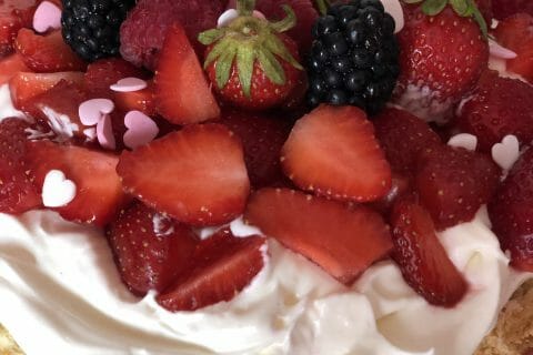Cliquez pour zoomer ! Shortcake aux fraises au Thermomix