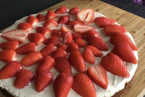 Cliquez pour zoomer ! Tarte aux fraises sans cuisson au Thermomix