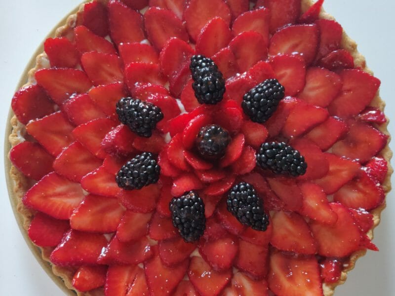 Cliquez pour zoomer ! Tarte aux fraises Thermomix par hzen
