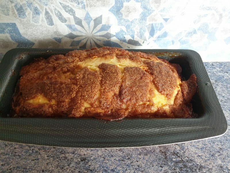 Cliquez pour zoomer ! Cake aux pommes à l’ancienne Thermomix par rinette91