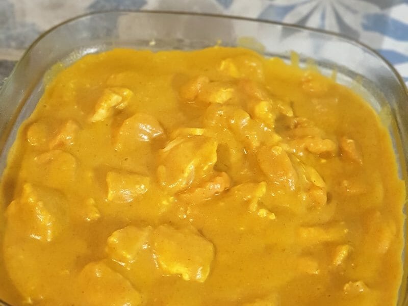 Cliquez pour zoomer ! Poulet coco aux 3 épices Thermomix par rinette91