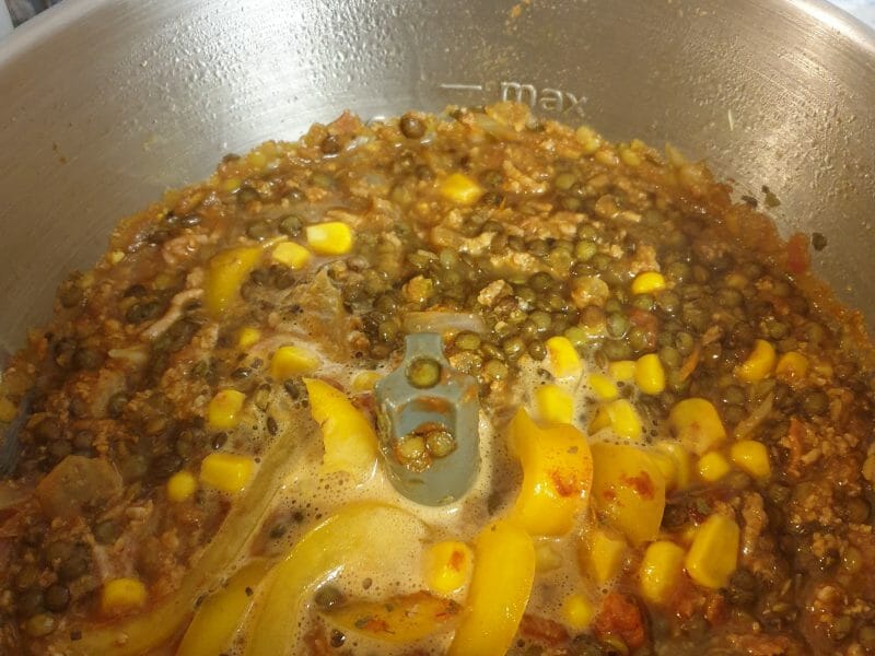 Cliquez pour zoomer ! Lentilles façon chili Thermomix par rinette91