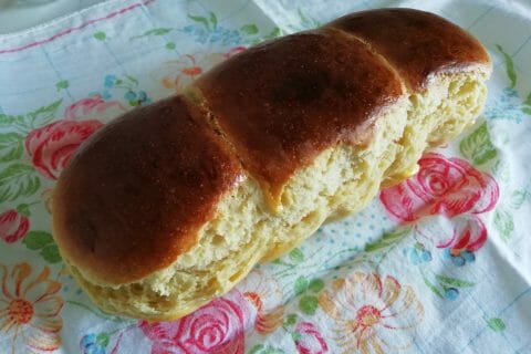 Cliquez pour zoomer ! Brioche tressée à la mie filante Thermomix par ynomra