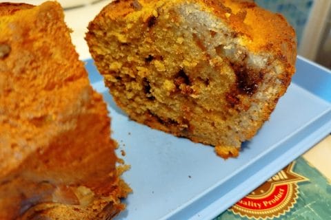 Cliquez pour zoomer ! Cake banane et pépites de chocolat Thermomix par ynomra