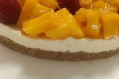 Cliquez pour zoomer ! Tarte aux fraises sans cuisson au Thermomix