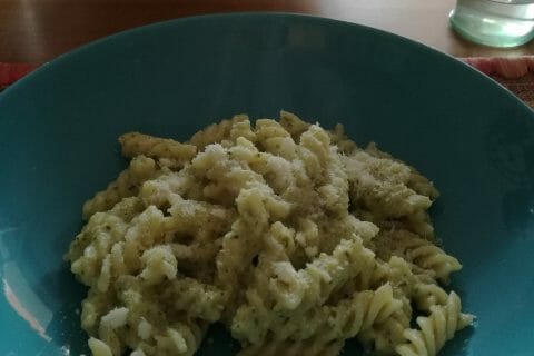 Cliquez pour zoomer ! Farfalle à la crème de courgettes au Thermomix
