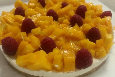 Cliquez pour zoomer ! Tarte aux fraises sans cuisson au Thermomix