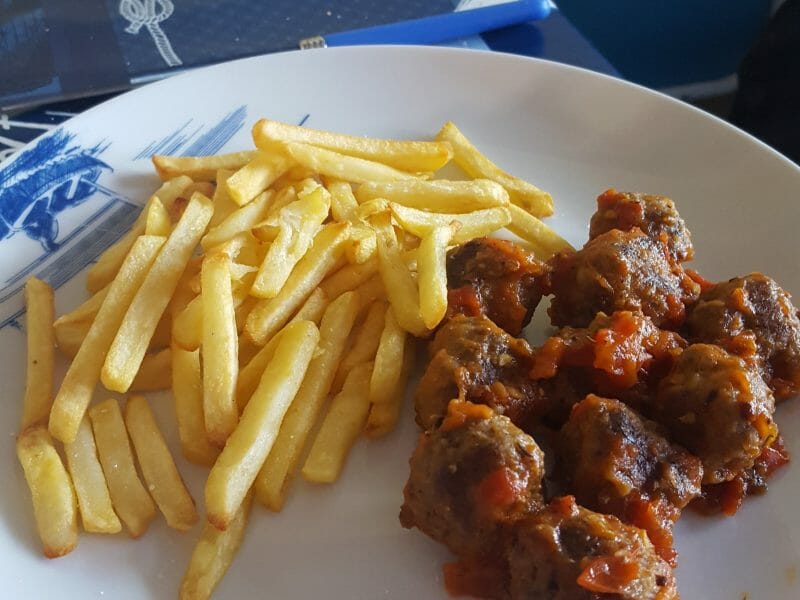 Cliquez pour zoomer ! Boulettes de viandes à la sauce tomate Thermomix par AlexCy