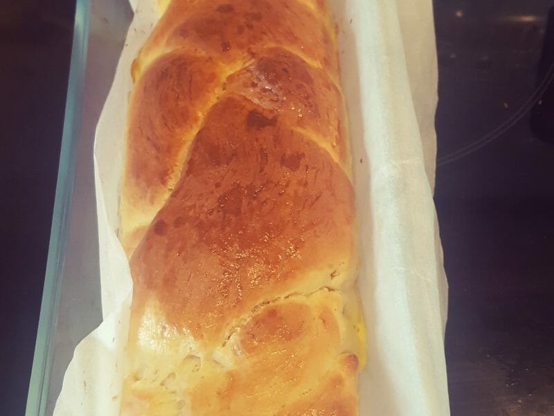 Cliquez pour zoomer ! Brioche tressée à la mie filante Thermomix par AlexCy