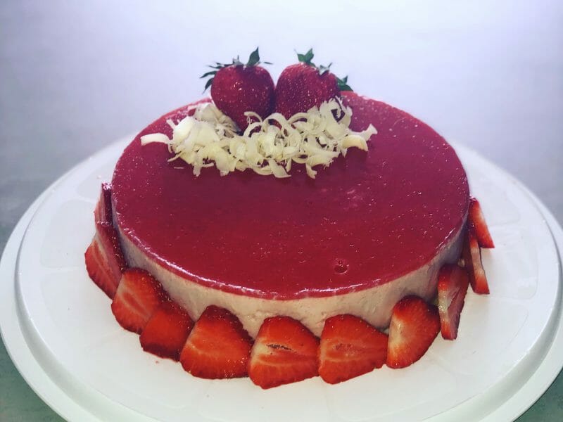 Cliquez pour zoomer ! Bavarois aux fraises Thermomix par stephanynola