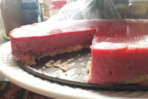 Cliquez pour zoomer ! Bavarois aux framboises Thermomix par nafa