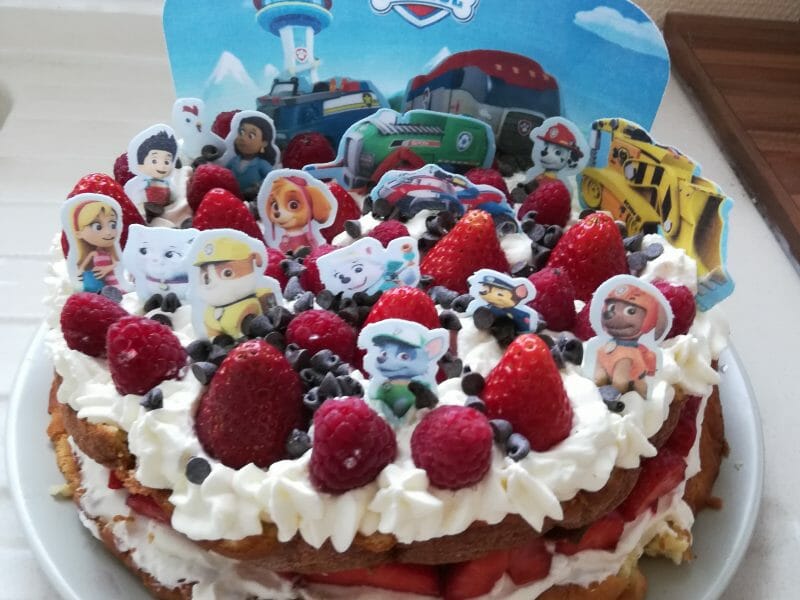 Cliquez pour zoomer ! Shortcake aux fraises Thermomix par Pass