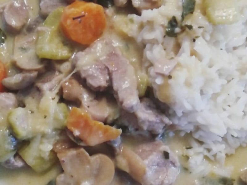 Cliquez pour zoomer ! Filet mignon façon blanquette Thermomix par Pass