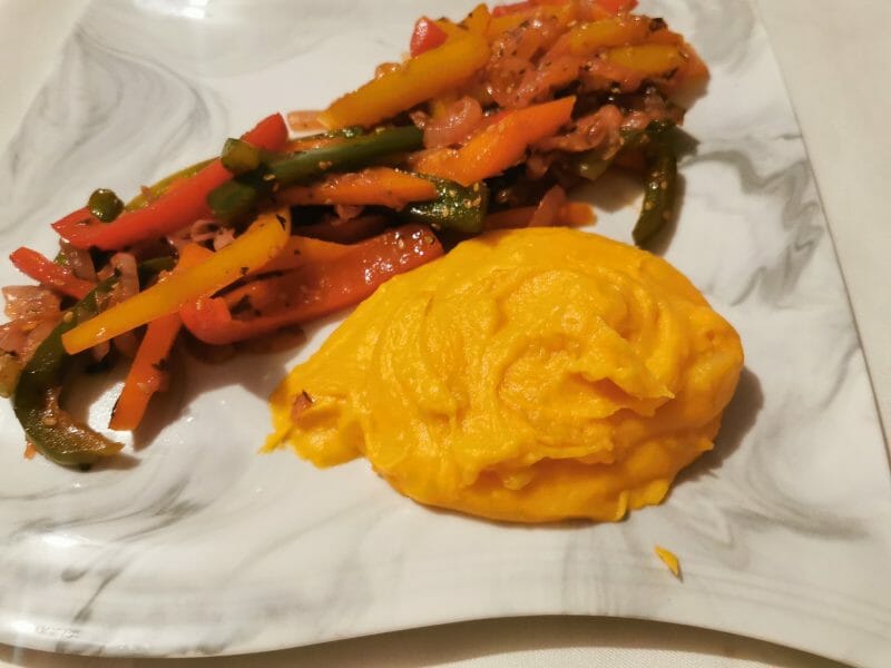 Cliquez pour zoomer ! Purée de pommes de terre et patates douces Thermomix par chachaaa68