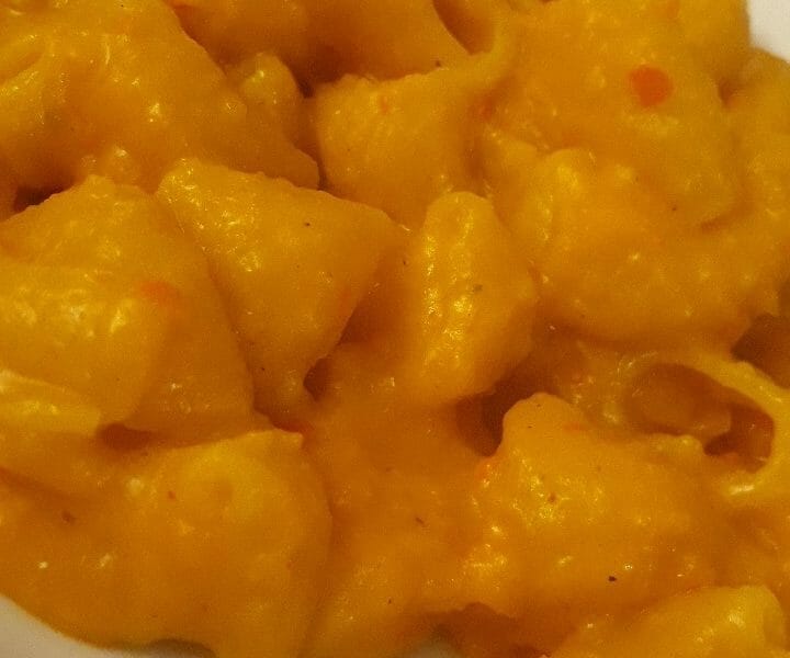 Cliquez pour zoomer ! Fusilli à la crème de potimarron et gorgonzola Thermomix par Gloria