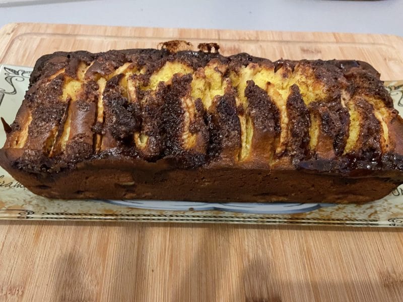 Cliquez pour zoomer ! Cake aux pommes à l’ancienne Thermomix par sandoa