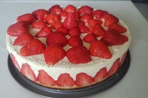 Cliquez pour zoomer ! Fraisier Thermomix par maniactatoo30