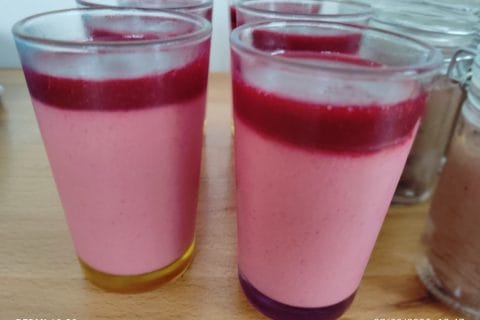 Cliquez pour zoomer ! Mousse à la framboise et son coulis Thermomix par Juanita
