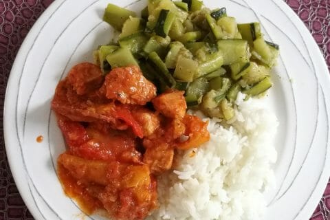 Cliquez pour zoomer ! Sauté de poulet au chorizo Thermomix par karocooking