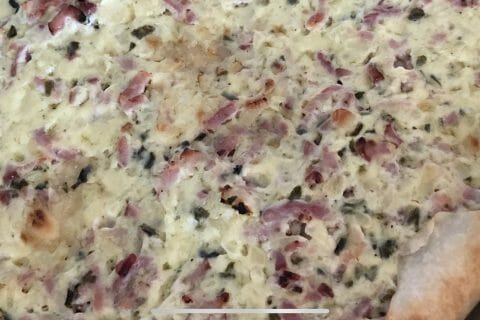 Cliquez pour zoomer ! Flammekueche traditionnelle au Thermomix