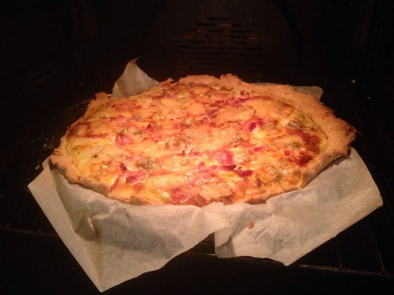 Cliquez pour zoomer ! Flamiche aux poireaux et gorgonzola Thermomix par BillCoyote