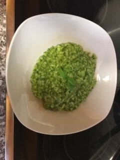 Cliquez pour zoomer ! Risotto au pesto d’épinards et basilic Thermomix par Ray