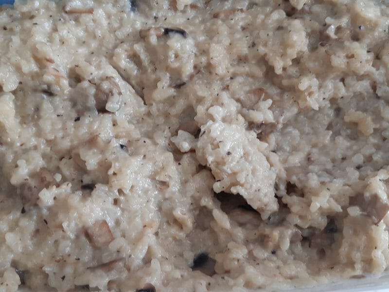 Cliquez pour zoomer ! Risotto poulet et champignons Thermomix par laeticelo