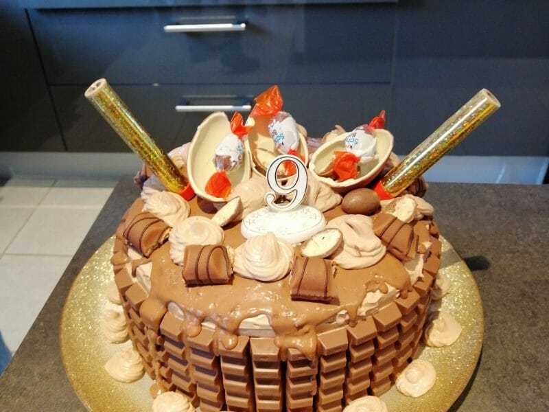 Cliquez pour zoomer ! Layer cake Kinder Bueno Thermomix par vava382