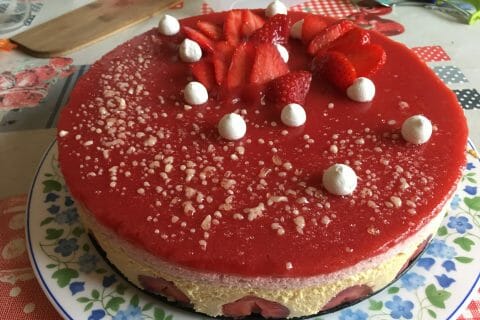 Cliquez pour zoomer ! Fraisier Thermomix par Doudoune