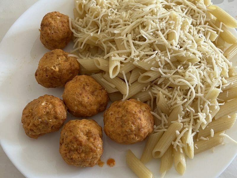 Cliquez pour zoomer ! Boulettes de poulet au chorizo Thermomix par ninounette69