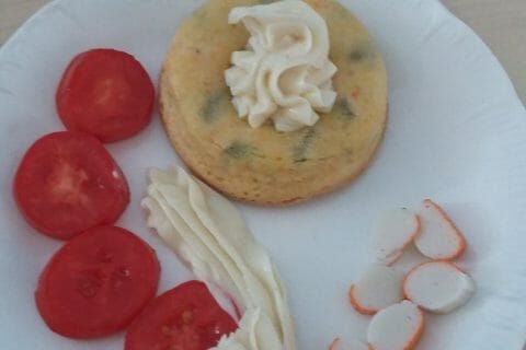 Cliquez pour zoomer ! Terrine de macédoine et surimi au Thermomix