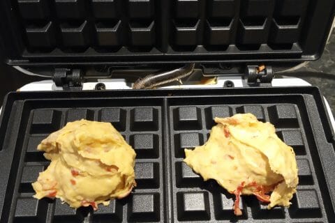 Cliquez pour zoomer ! Gaufres au chorizo Thermomix par Gwenaëlle