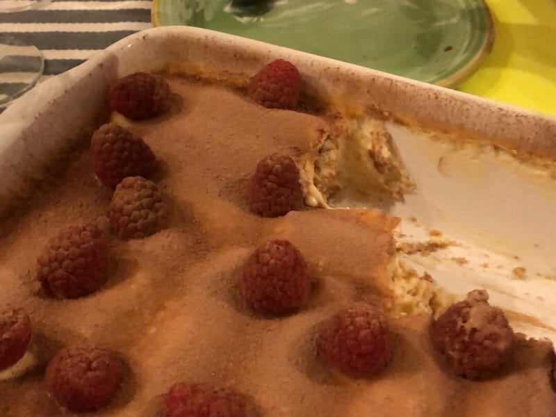 Cliquez pour zoomer ! Tiramisu aux framboises Thermomix par 100drine45