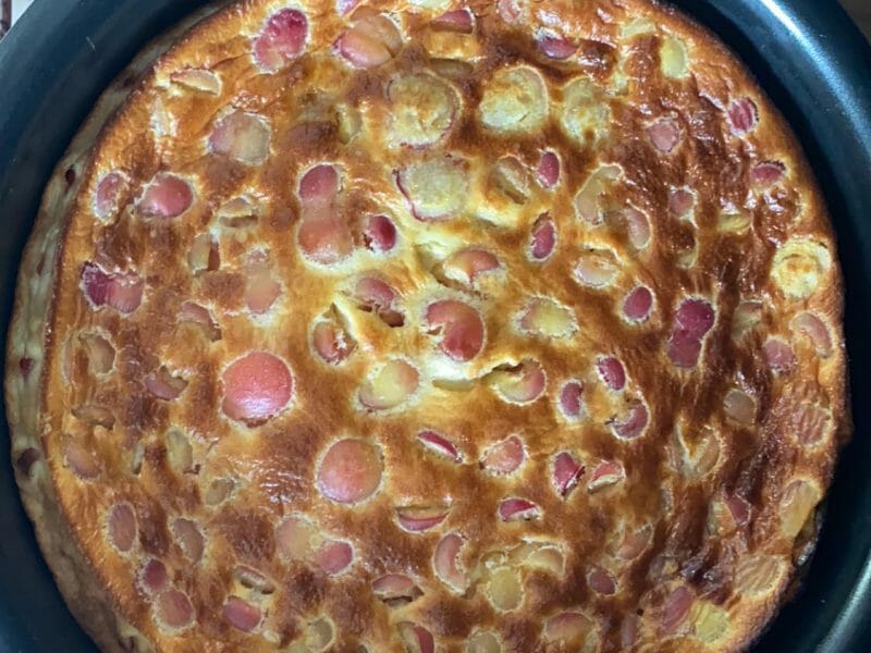 Cliquez pour zoomer ! Clafoutis aux cerises Thermomix par 100drine45
