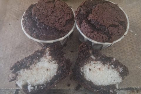 Cliquez pour zoomer ! Fondants chocolat coeur coco Thermomix par zazie09